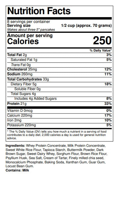 Gluten-Free LUV High-Protein Pancake, Waffle, & Baking Mix