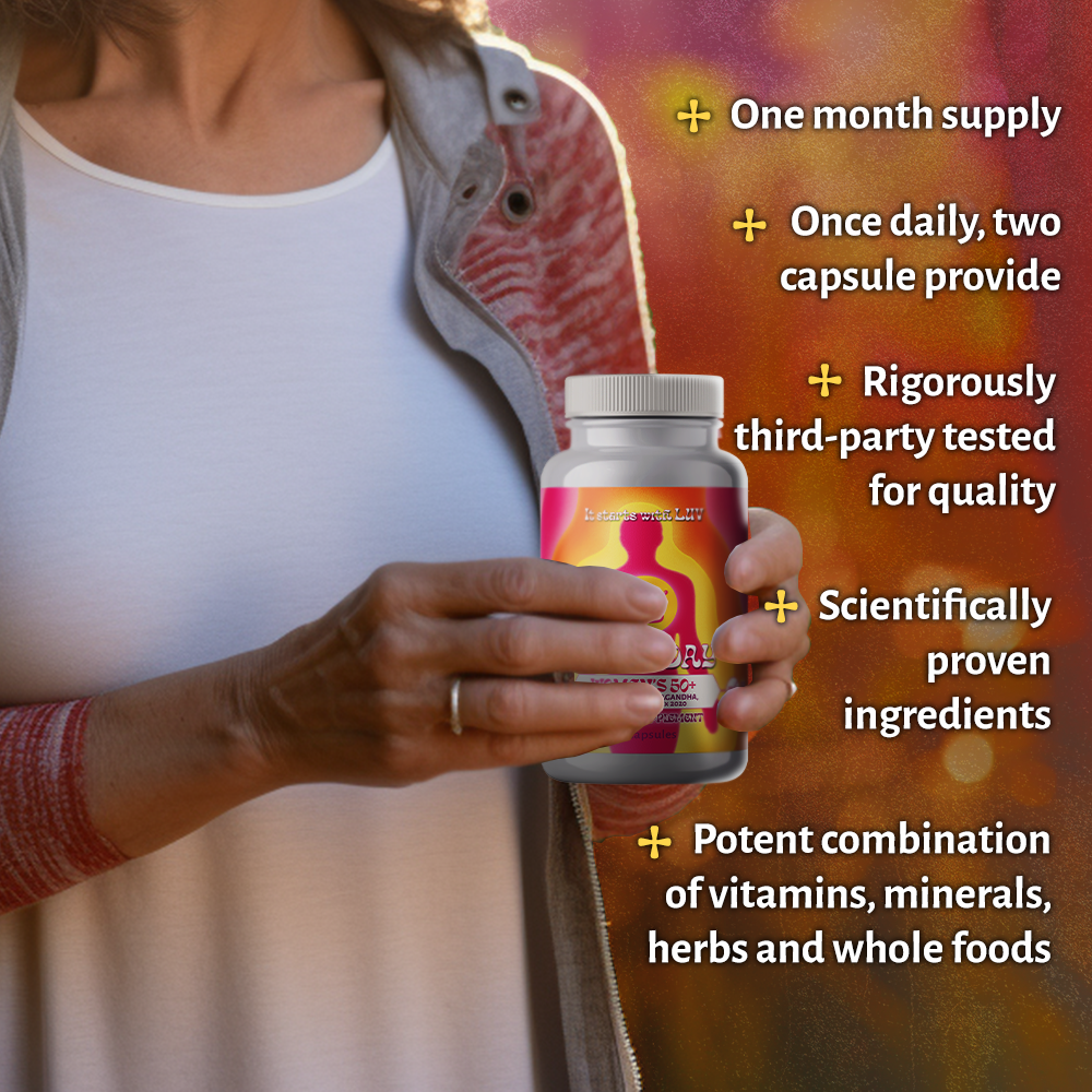 LUV Everyday - Women's 50+ Dietary Supplement 60 Capsules