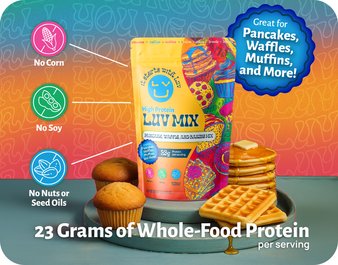 LUV High-Protein Pancake, Waffle, & Baking Mix