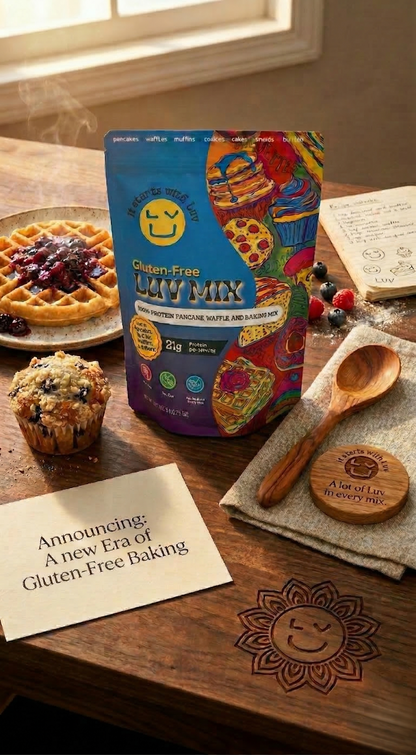 Gluten-Free LUV High-Protein Pancake, Waffle, & Baking Mix