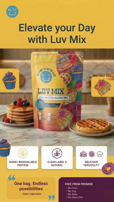 LUV High-Protein Pancake, Waffle, & Baking Mix
